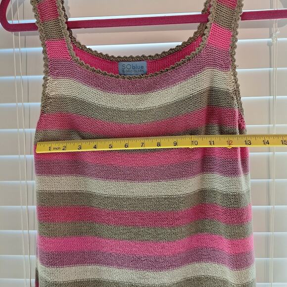 Sigrid Olsen So Blue Size S Knitted Tank Top - Picture 4 of 8